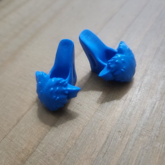 Monster High Frankie Stein Dead Tired Slippers Replacement Blue Shoes - Picture 5 of 6